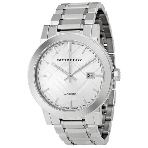 burberry silver watch men|burberry luxury watches.